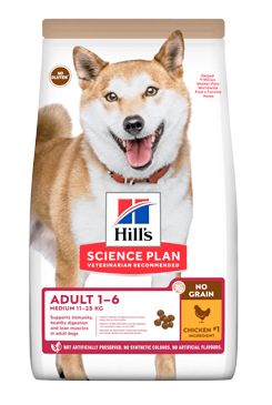 Hill 'Can.Dry SP Adult Medium NG Chicken 14kg