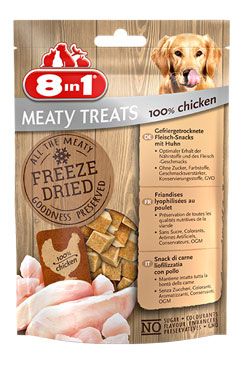 Pochúťka 8in1 Meaty Treats FD Chicken 50g