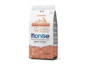 MONGE Dog Losos, ryža 25/14 2,5kg