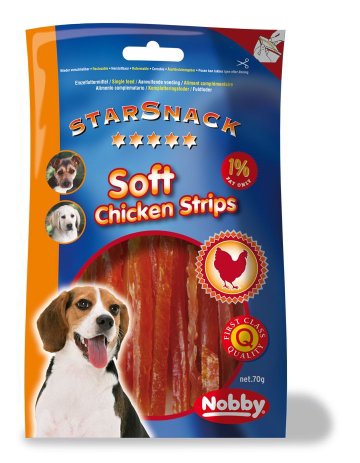 Nobby StarSnack Soft Chicken Strips kuracie mäkké pásky 70g