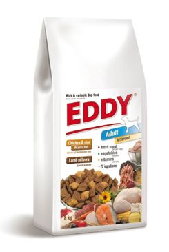 EDDY Adult All Breed kuracie vankúšiky s jahňacím 8kg