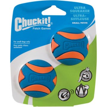 Loptička Ultra Squeaker Ball Small 5 cm - 2 na karte