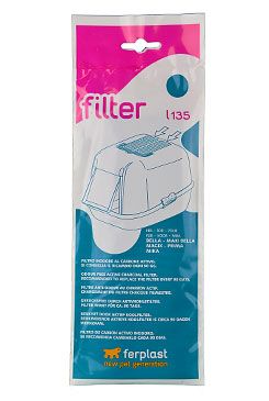 Náhr. filter uhlík. k WC pre mačky L135 Bella, Magix FP