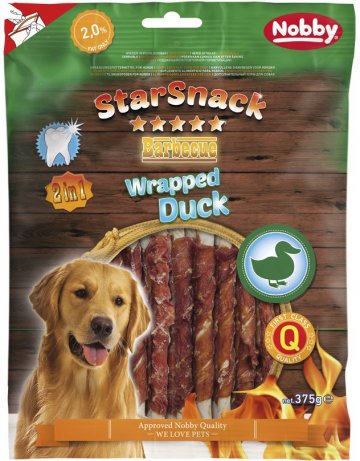 Nobby StarSnack BBQ Wrapped Duck maškrty 45ks 375g