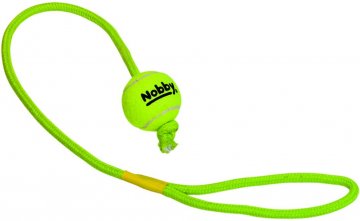 Nobby hračka tenisový loptičku S 5cm s lanom 70cm