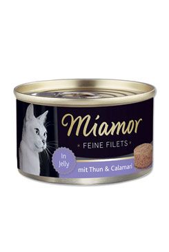 Miamor Cat Filet konzerva tuniak + kalamáre v želé 100g