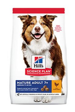 Hill 'Can.Dry SP Mature Adult 7+ Medium Chicken 14kg