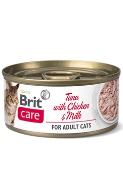 Brit Care Cat konz Fillets Chicken & Milk 70g