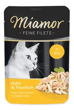 Miamor Cat Filet kapsa kura + tuniak v želé 100g